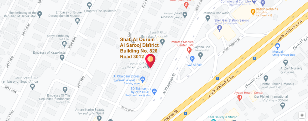 خريطة موقع المكتب